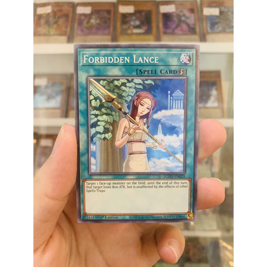 Thẻ Bài YugiOh! Mã EGO1-EN029 - Forbidden Lance - Common - 1st Edition
