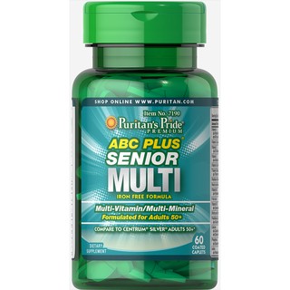 CHÍNH HÃNG – Vitamin tổng hợp cho người trên 50 tuổi ABC plus senior multivitamin HSD: 10/2021