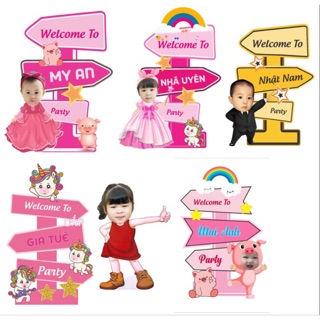 Cây Welcom Trang Trí Sinh Nhật