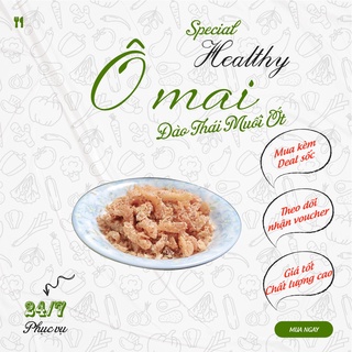Ô mai đào thái muối ớt bà Thu