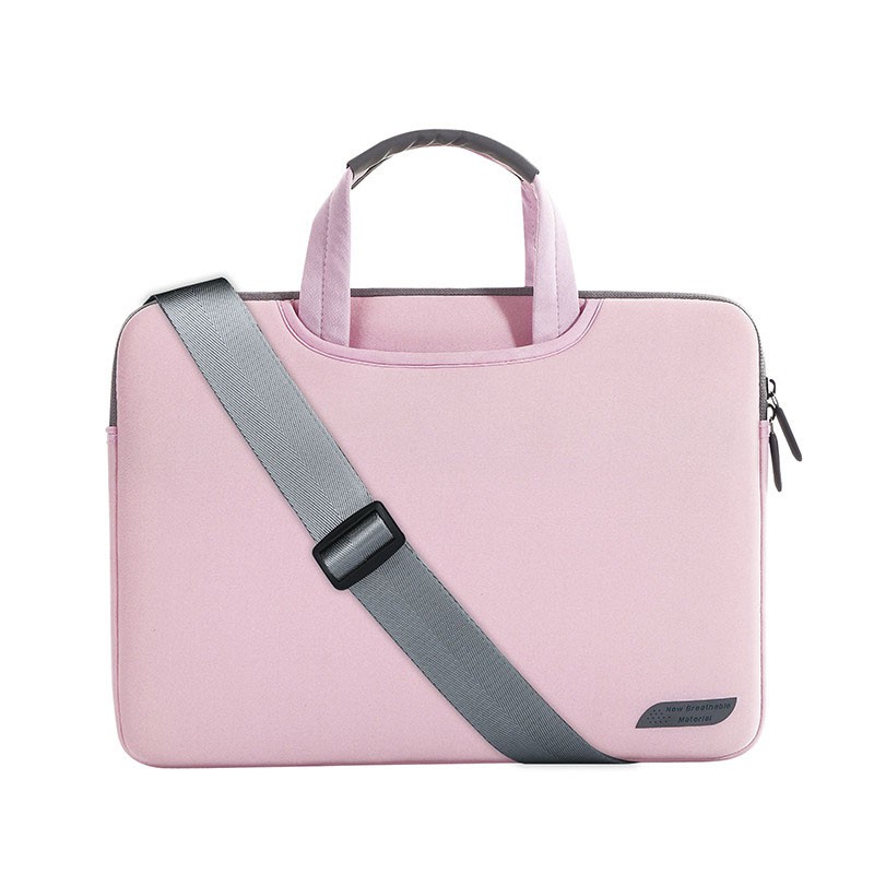Túi laptop đeo vai Cartinoe Sleeves Breath Simplicity 12" màu hồng hot