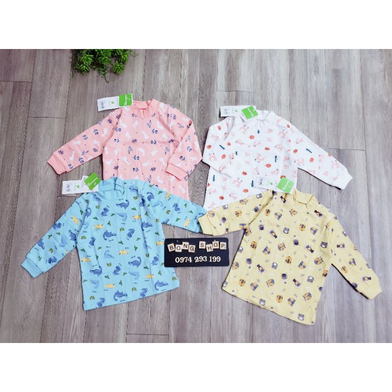 [xả hàng] Áo dài tay cổ 3p cotton dày vừa Lullaby