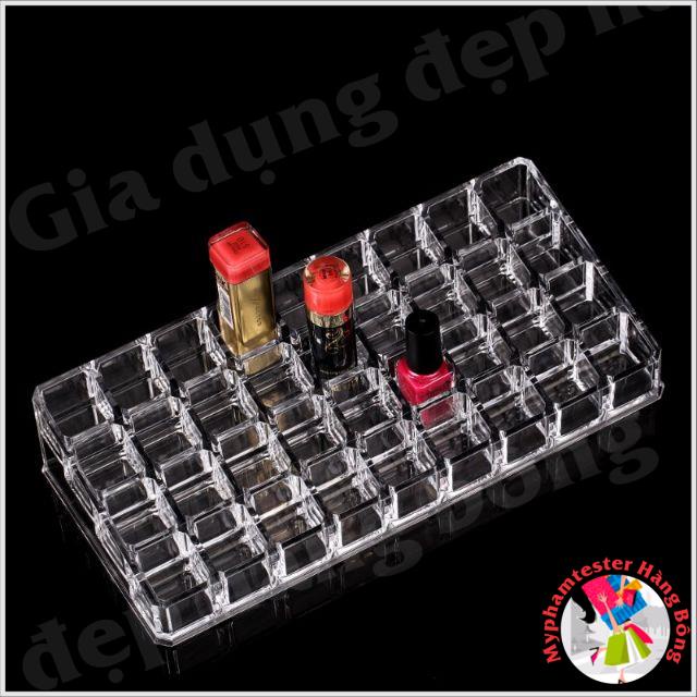 Khay đựng son môi meka trong suốt 24 ô hàng đẹp