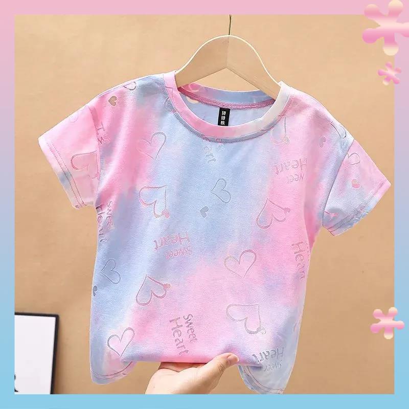 Áo Thun Tay Ngắn In Họa Tiết Thời Trang Mùa Hè Mới Dành Cho Bé Trai Và Bé Gái 2022