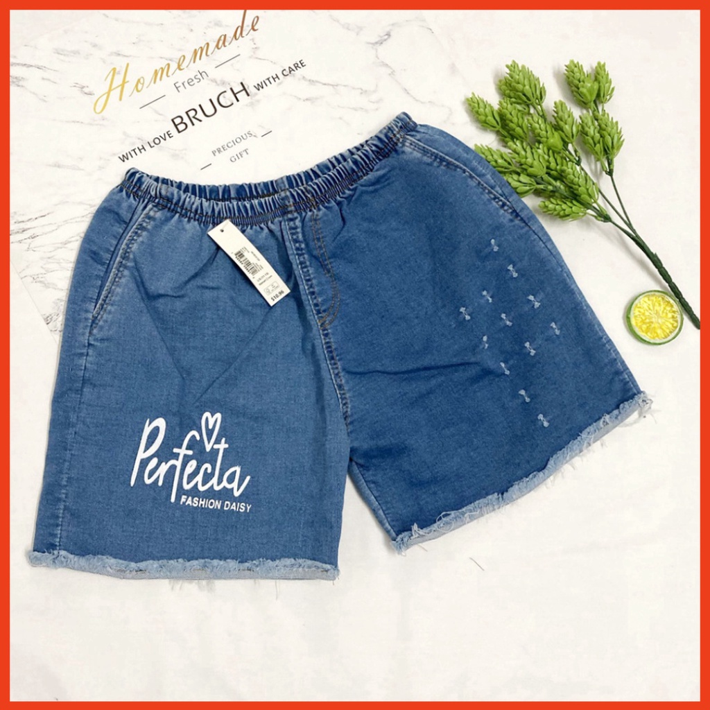|FAMARAL2 giảm 10k cho đơn 50k|Quần đùi bé gái freesize từ 45-50kg quần short jean bé gái - QG03 cao cấp