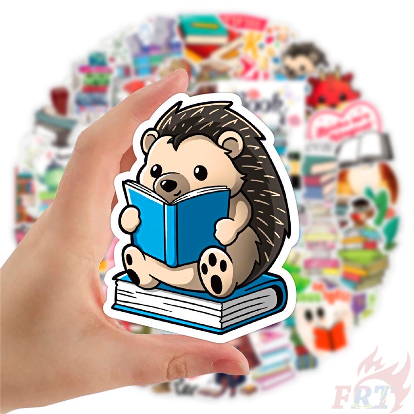 ❉ Sticker Dán Trang Trí Sách Vở I Love Reading Series 02 ❉ Bộ 50 Miếng Dán Trang Trí Thời Trang