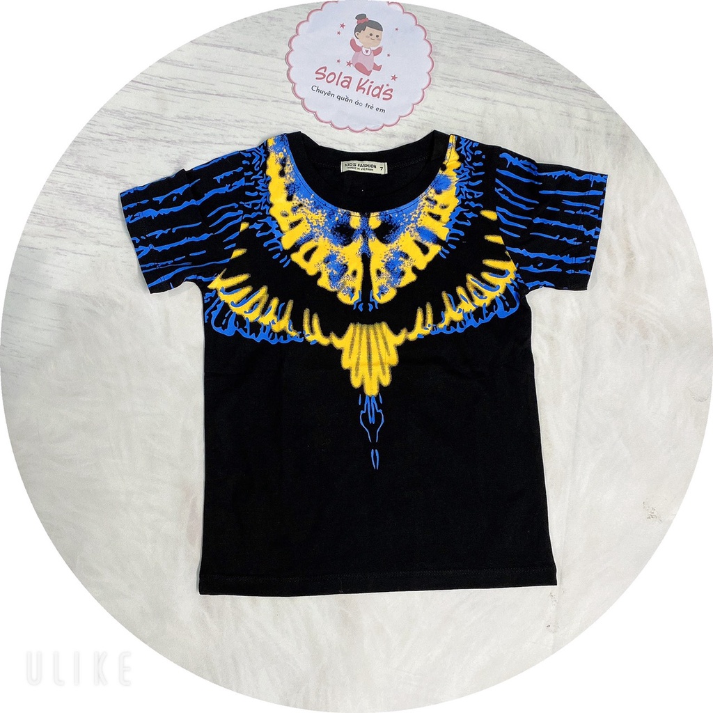Áo thun đôi cánh đại bàng -đen