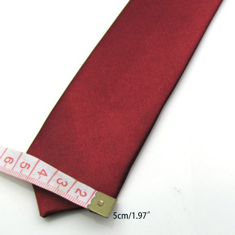 Cà Vạt Lụa Satin Ôm Dáng Thời Trang Cho Nam