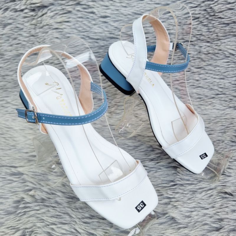 Sandal Cao Gót Nữ 3 Phân Trẻ Trung Năng Động Cực Xinh Mang Đi Học, Đi Làm - MS 095