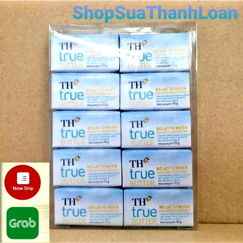BƠ LẠT TH TRUE MILK VỈ 10 HỘP MỖI HỘP 10G