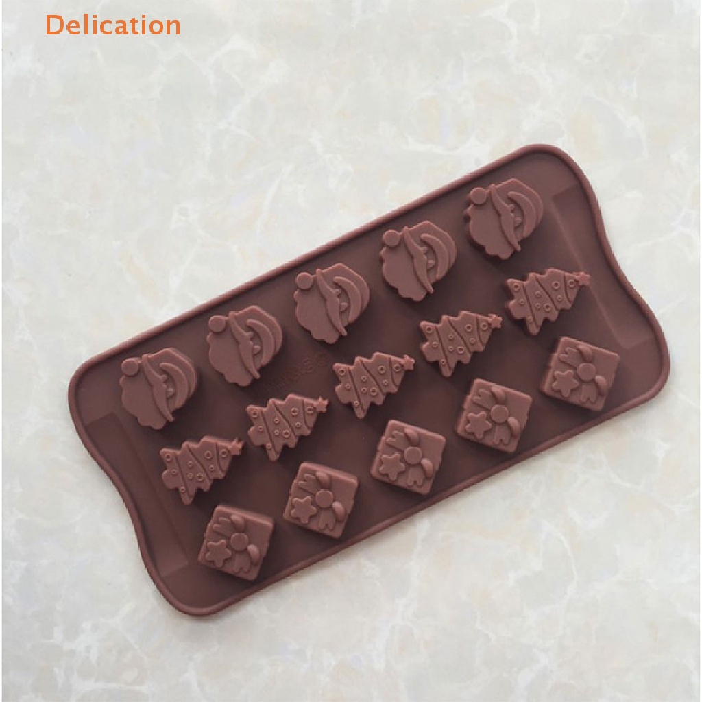 Khuôn Silicone Làm Đá / Bánh Kẹo / Sô Cô La Chủ Đề Giáng Sinh