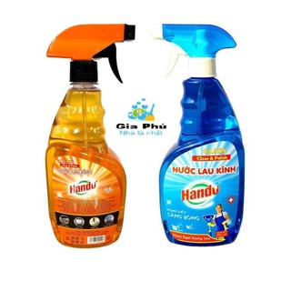 Nước lau kính hando 600ml lv home