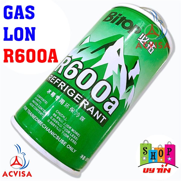 Gas lạnh R600 - Môi chất lạnh ga lon R600a