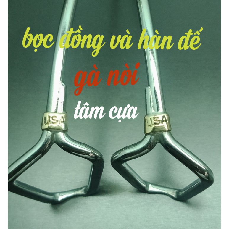 Cựa gà nòi, 58 ép 2 Thép mỹ,, 2,6 BỌC ĐỒNG VÀ HÀN ĐẾ,,,Tâm cụa
