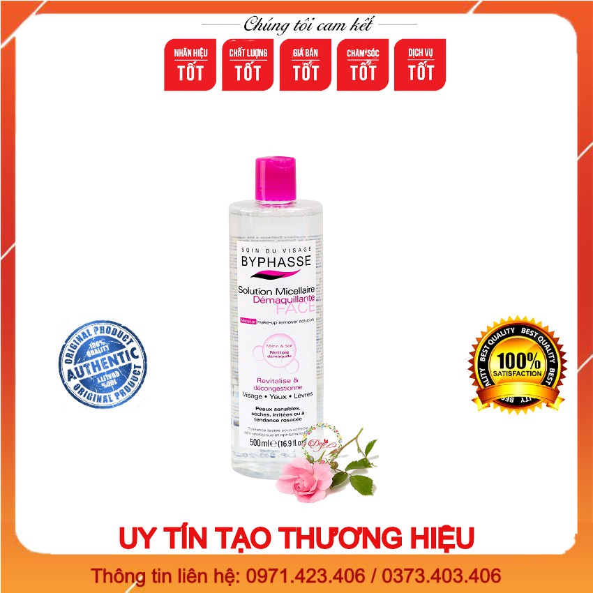 [Chính Hãng] Nước tẩy trang Byphasse Solution Micerallaire Face 500ml