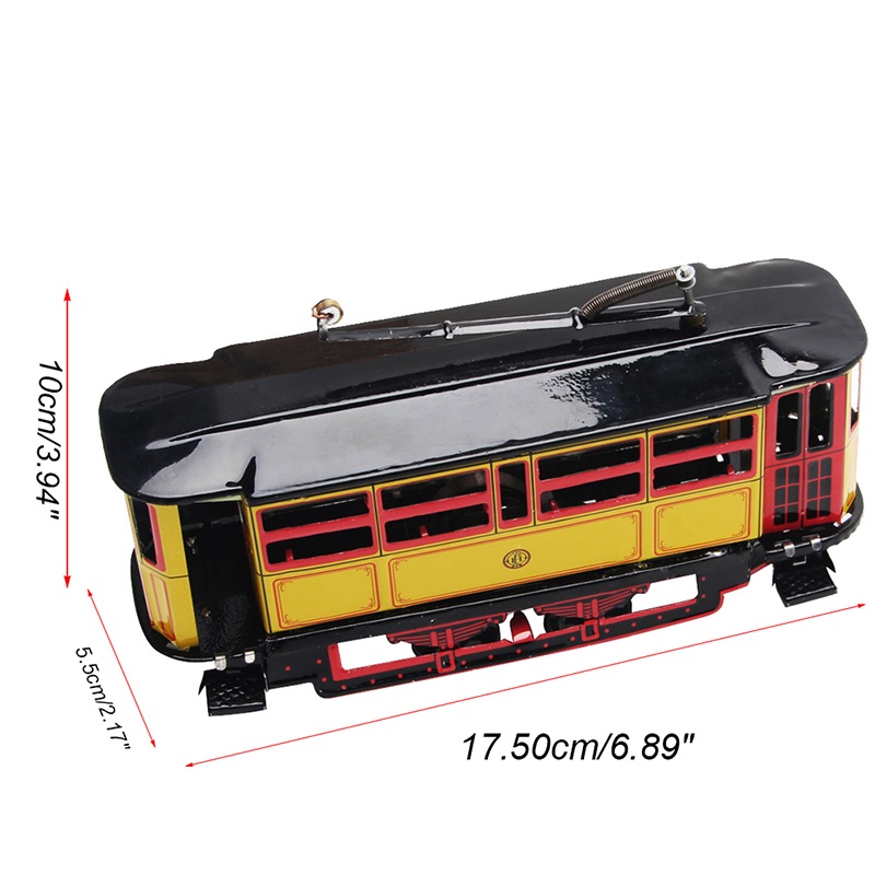 Đồ Chơi Xe Buýt Lên Dây Cót WMMB Phong Cách Retro Vintage Dành Cho Trẻ Em