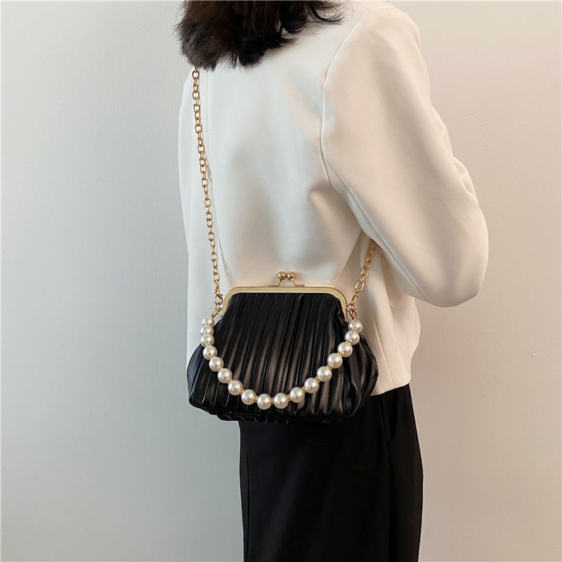 Túi Đeo Chéo Đính Ngọc Trai Thời Trang Dành Cho Nữ