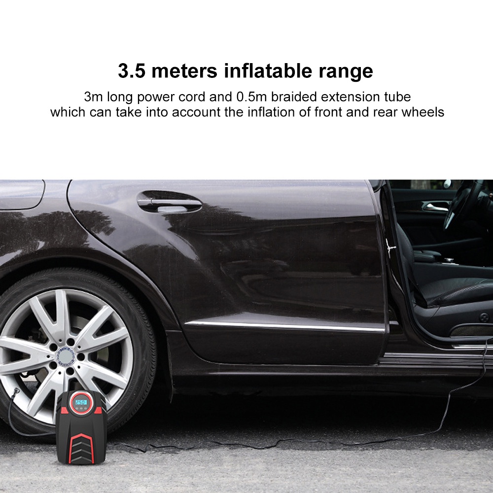 Máy Bơm Lốp Xe Kỹ Thuật Số 12V 150PSI