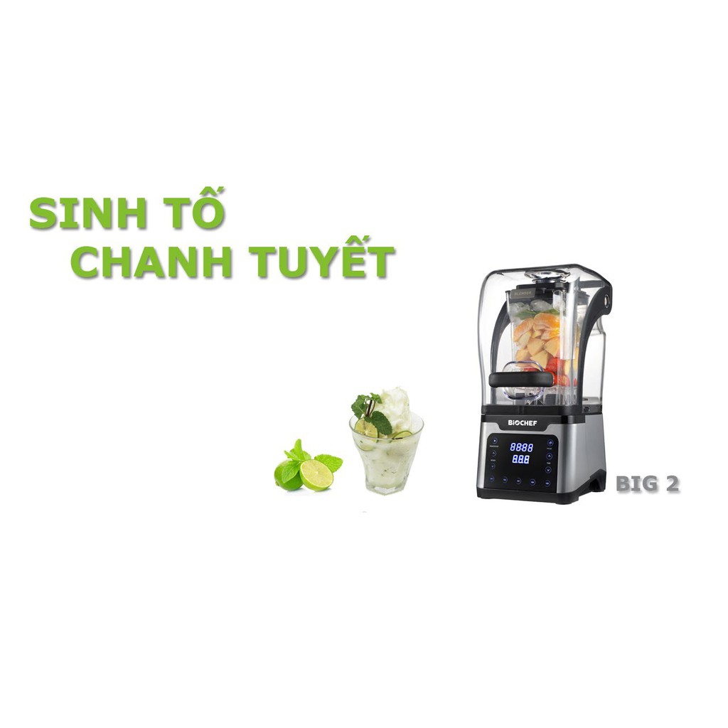 Máy Xay Sinh Tố Chống Ồn Biochef Big 1 2500W - Made In Australia - Bảo Hành 5 Năm Động Cơ, 1 Năm Phụ Kiện