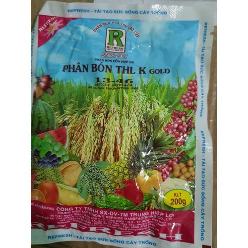 Phân Bón Kích-Thích Ra Hoa Đậu Trái Tập Trung -200G
