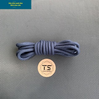 Dây giày xanh navy tròn (1 Cặp)