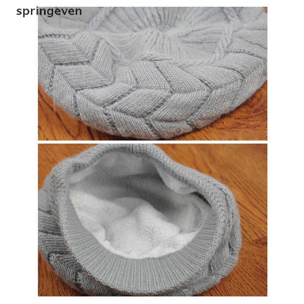 Mũ Beret Dệt Kim Giữ Ấm Mùa Đông Thời Trang Cho Nữ