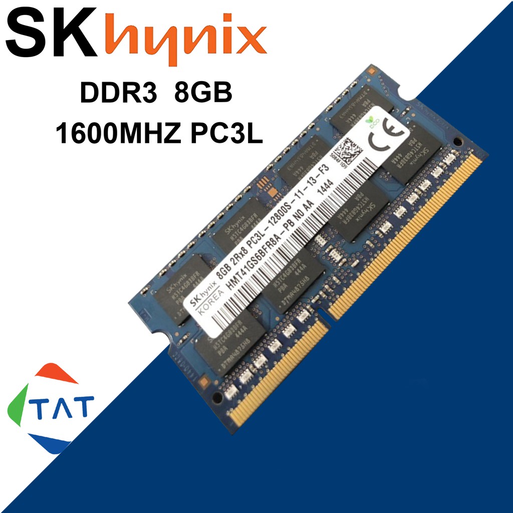 RAM Laptop Hynix Samsun 8GB DDR3 Bus 1600MHz PC3L-12800 1.35V Dùng Cho MacBook Máy Tính Xách Tay Bảo Hành 3 Năm 1 Đổi 1 | WebRaoVat - webraovat.net.vn