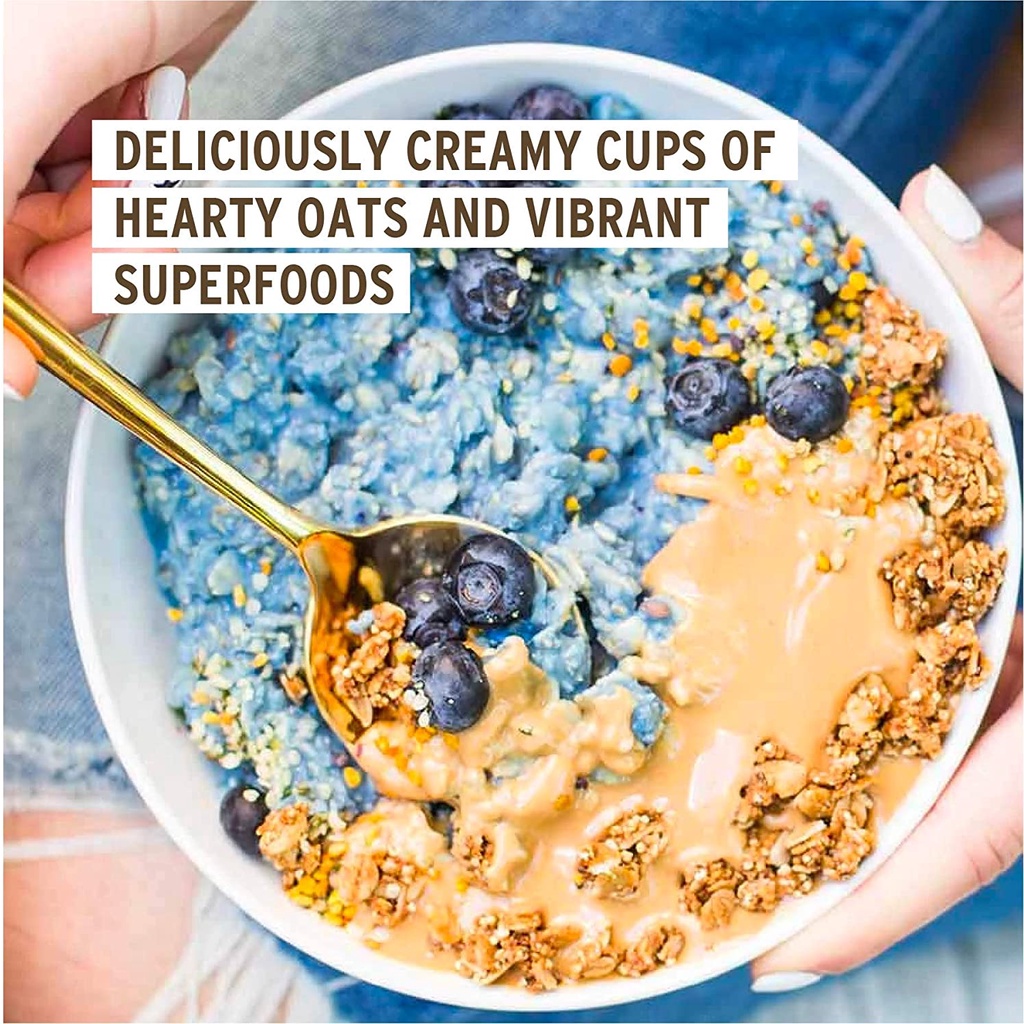 [Purely Elizabeth - Vegan Oatmeal] Yến mạch dạng hũ tiện lợi - Gluten Free/ Non GMO