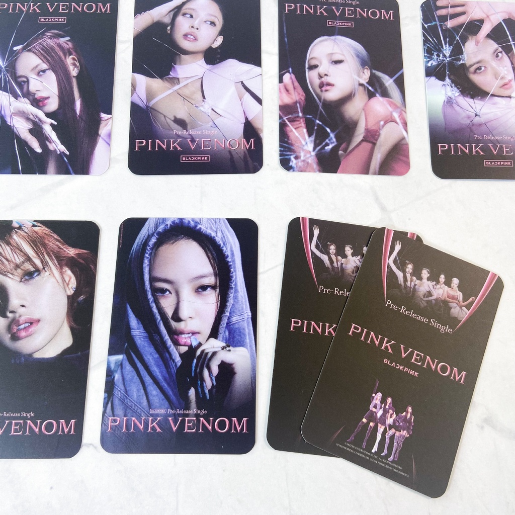 Bộ Sưu Tập Thẻ Ảnh Nhóm Nhạc Blackpink JISOO ROSE