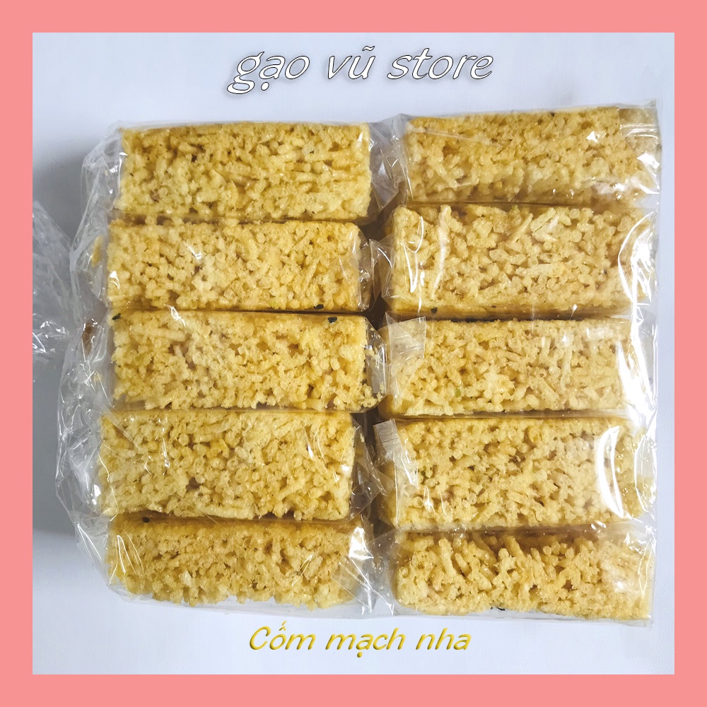 Bánh cốm mạch nha gạo thủ công quê tôi, hương vị tuổi thơ, quà ăn vặt, đặc sản quê hương, thơm ngon, giòn rụm