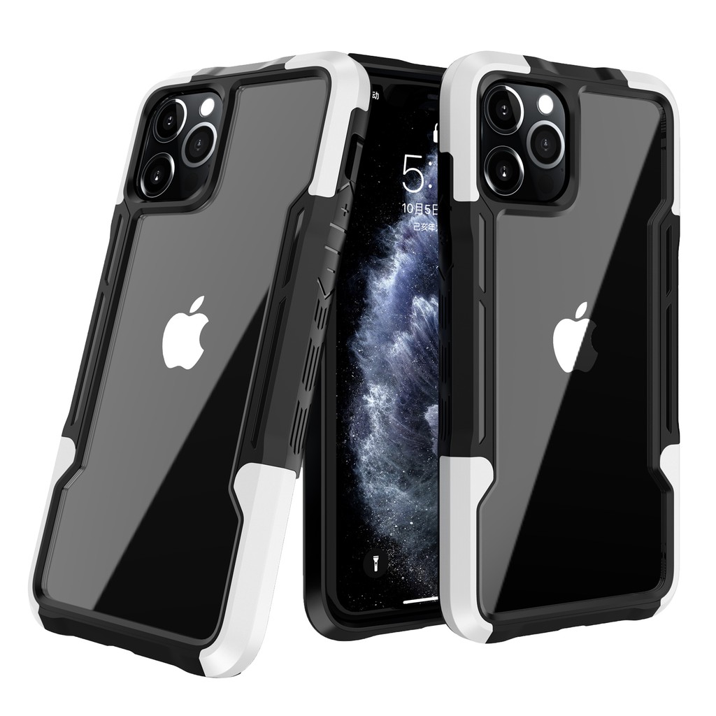 Ốp lưng trong suốt chống sốc cho iphone 12 pro max Iphone 7 Plus IP 8 Plus X Xr Xs Max 11 12 Mini