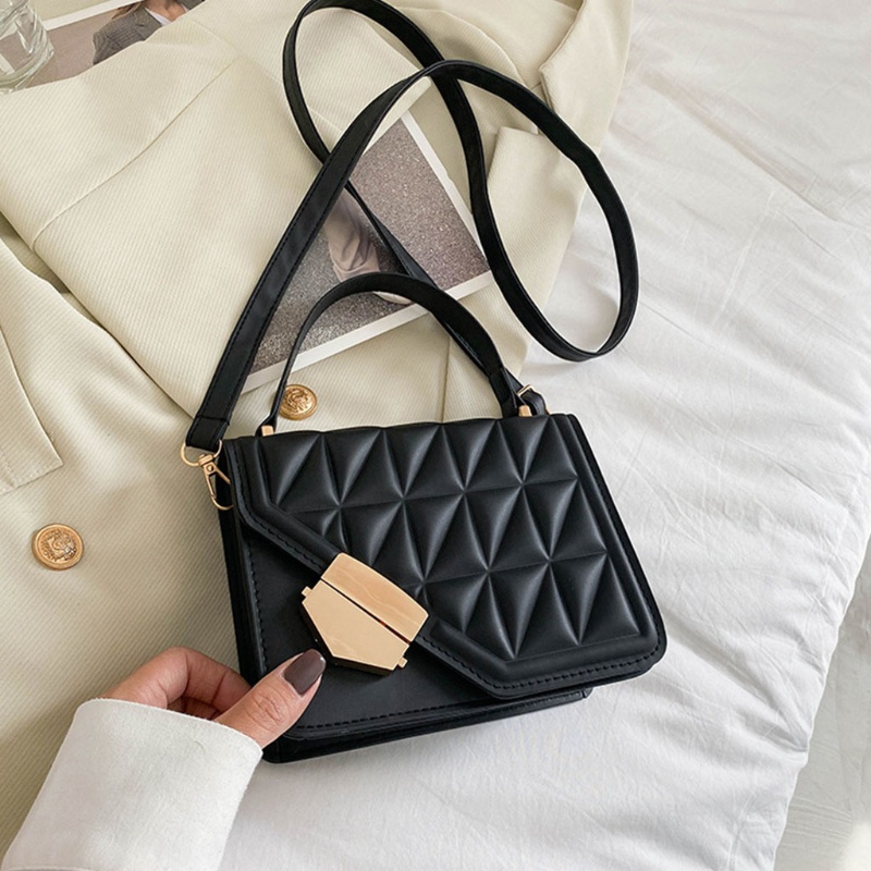 Túi Xách Đeo Chéo Họa Tiết Kẻ Sọc Thời Trang Dành Cho Nữ