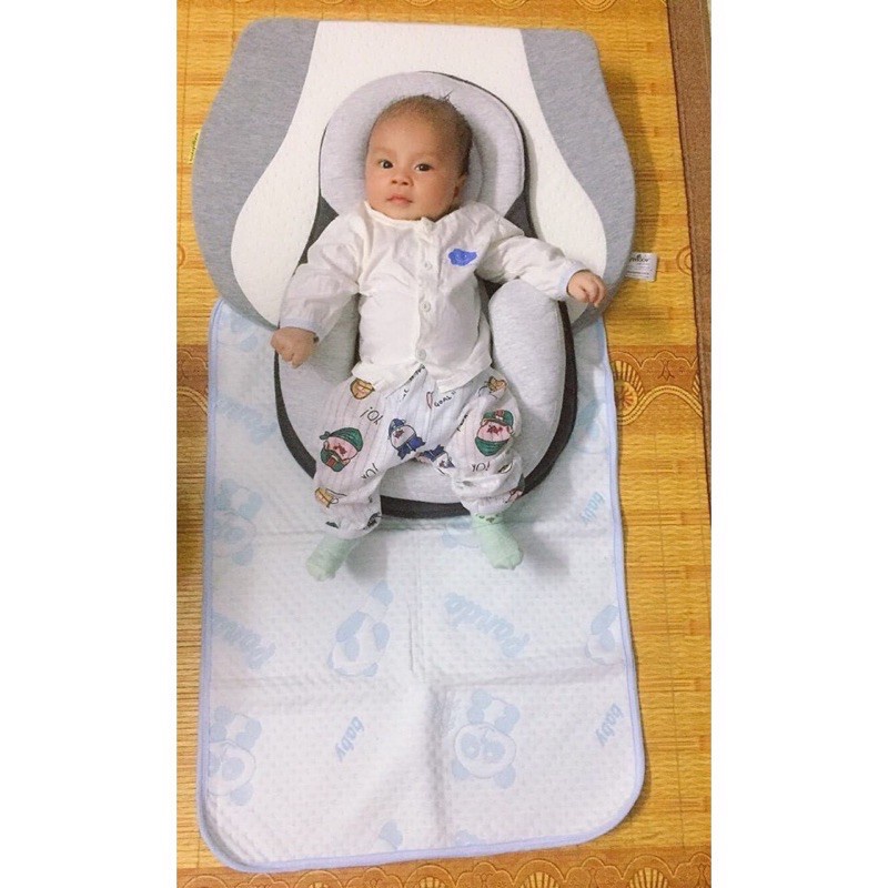 [HCM - SIÊU RẺ] Combo Gối Chống Trào BaBymoow và Đệm Ngủ Đúng Tư Thế JJOVCE Cho Bé