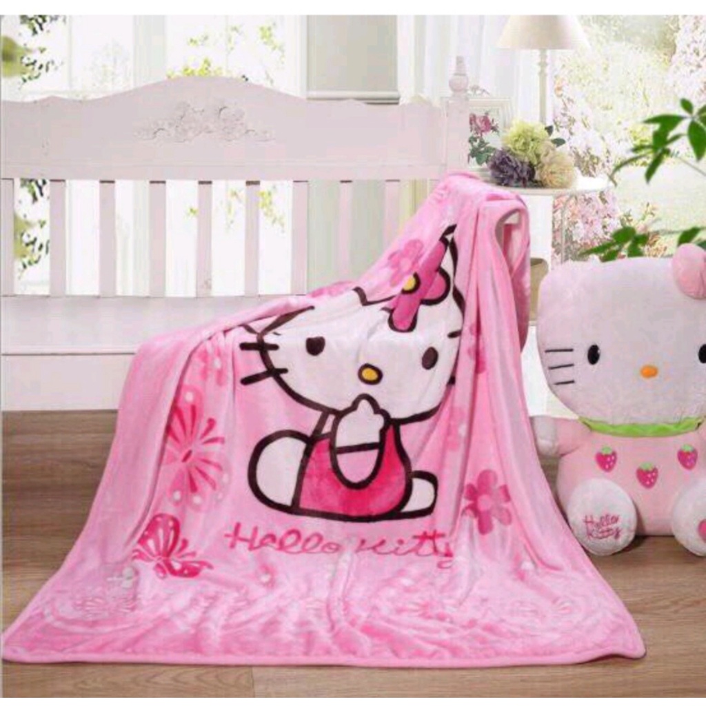 Chăn lông tuyết mềm mịn dễ thương cho bé (KT: 100x140cm)