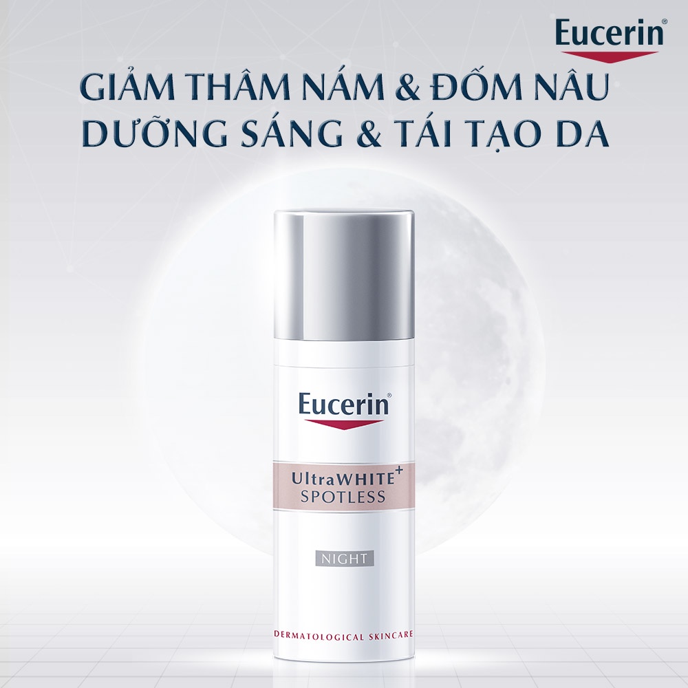 Sét Kem Dưỡng Eucerin Sáng Da Ban Đêm 50ml