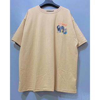 Áo Thun in DEATH hình thật unisex