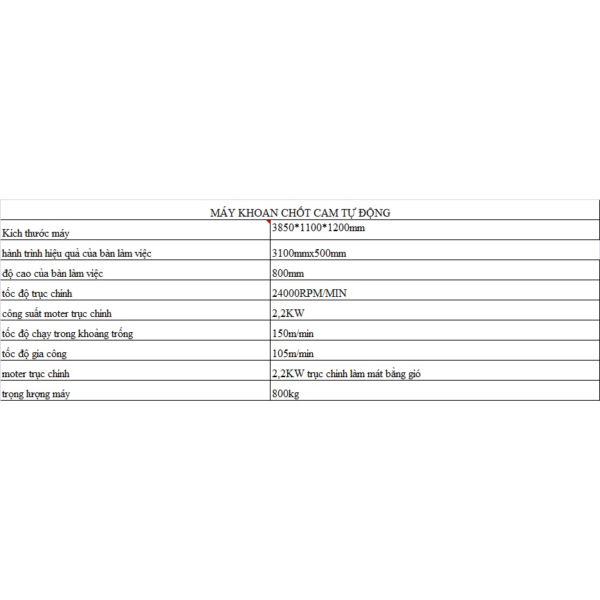 MÁY KHOAN NGANG LASER 1 ĐẦU CNC