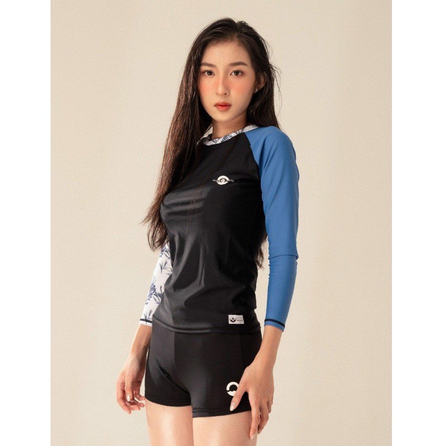 Áo Bơi Nữ Tay Dài Coral Mixed Top Sobie - Hàng mới về