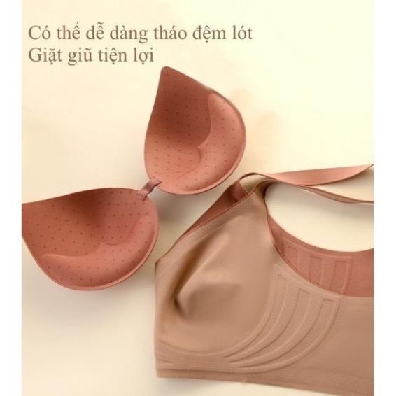 Áo Lót Đúc Su Không Gọng Đệm Mỏng Tàng Hình Nâng Đẩy Ngực AL09 - Lady