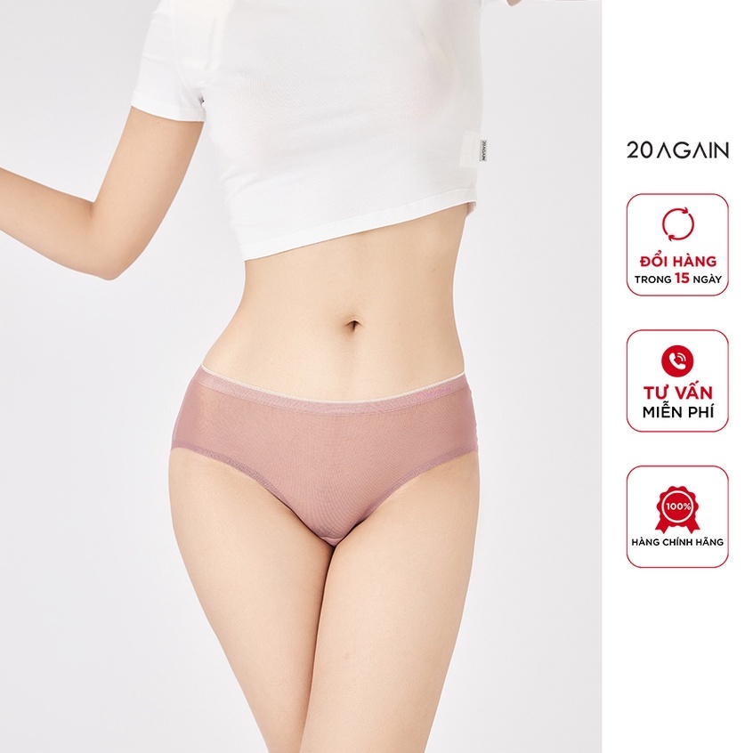 [Mã LT20 giảm 20K đơn 150K] Quần Lót Ren Lưới Sexy, quần lót không đường may, kháng khuẩn 20SEXY BY 20AGAIN PVA0005