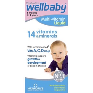 Tăng đề kháng wellbaby vitabiotics số 1 uk