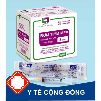 Bơm Kim Tiêm 3ml MPV GIÁ TỐT