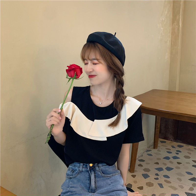 Áo Voan Ngắn Tay Phong Cách Hàn Quốc 2021 Dành Cho Nữ