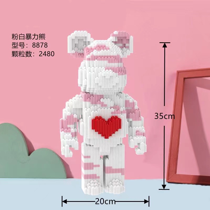 Mô Hình Đồ Chơi Lắp Ráp Gấu Violent Cho Bé