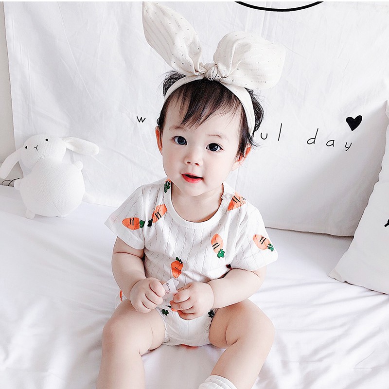 Bộ áo thun cộc tay in hình + quần lót cho bé