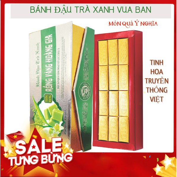 [OCOP] QUÀ TẶNG - BÁNH ĐẬU TRÀ XANH VUA BAN - Món quà ý nghĩa