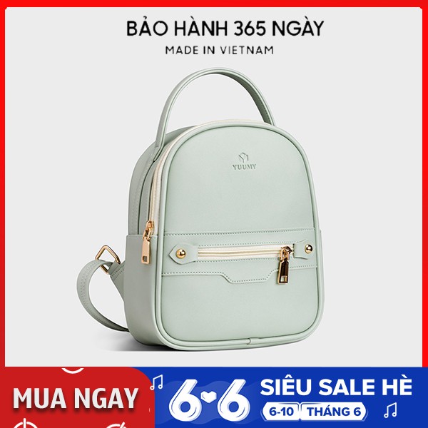 Balo nữ thời trang phong cách dễ thương YUUMY YBA25 đa năng nhiều màu [BH 12 tháng]