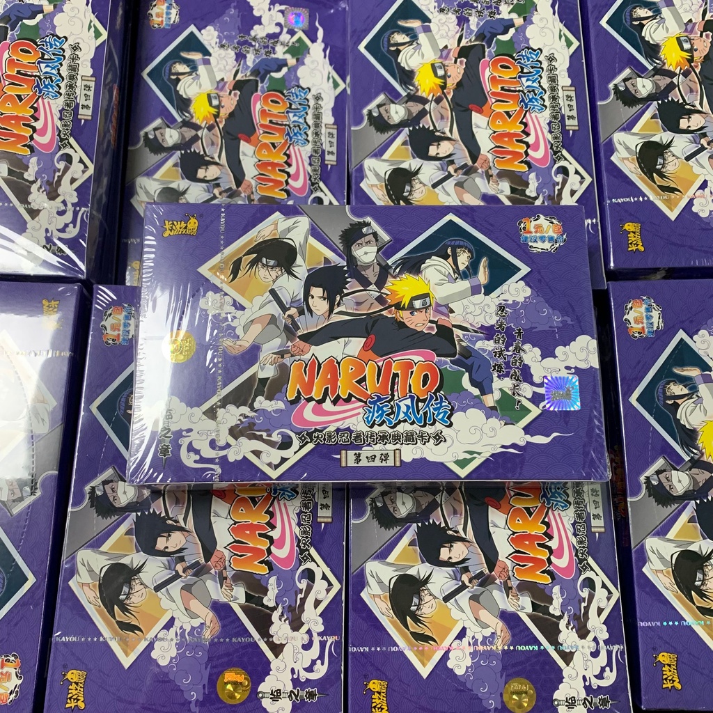 Mới Hộp Sưu Tập Thẻ Bài Naruto Nhật Bản