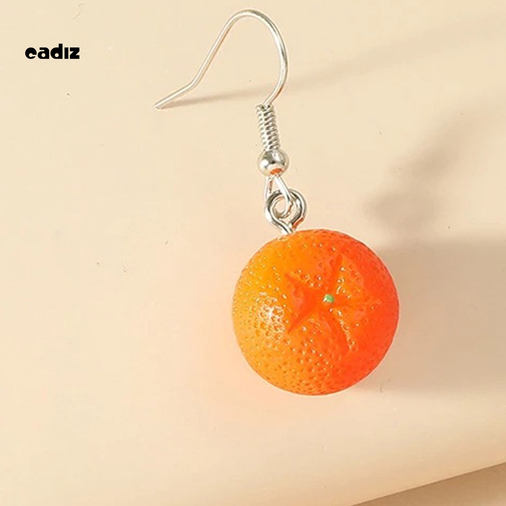 Bông tai hình quả cam dễ thương cho nữ