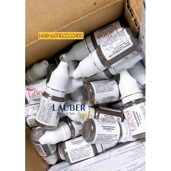 Mực phun chân mày Labina.Dunkelbraun .